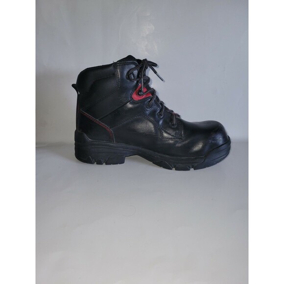 Wolverine Womens MERLIN Black Composite Safety Toe Leather WP Work Boots S 9.5 W
